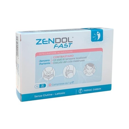 Zendol Fast Integratore per i Disturbi Mestruali 10 compresse Zendol Fast Integratore per i Disturbi Mestruali 10 compresse