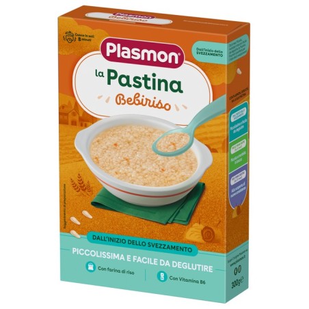 Plasmon La Pastina Bebiriso piccolissima facile da deglutire per inizio svezzamento 300 g Plasmon La Pastina Bebiriso piccolissima facile da deglutire per inizio svezzamento 300 g