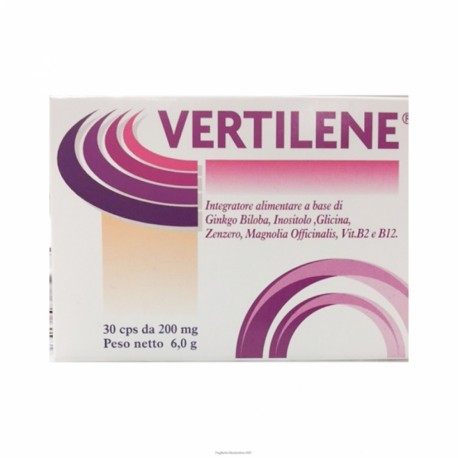 Vertilene integratore per vertigini e acufeni 30 capsule