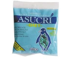 Sella Asucrì Caramelle balsamiche senza zucchero con isomalto e maltitolo 40 g
