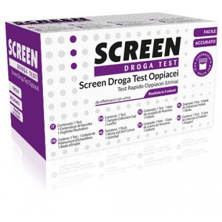 Screen Droga Test per oppiacei test rapido antidroga per le urine 1 test