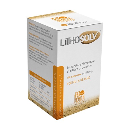 Lithosolv integratore ricostituente per perdita di liquidi 100 compresse retard