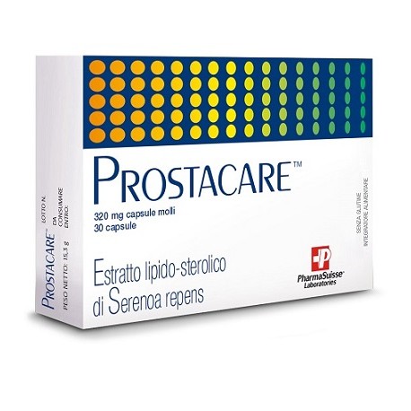 Pharmasuisse Laboratories Prostacare integratore per funzionalità della prostata 30 capsule molli