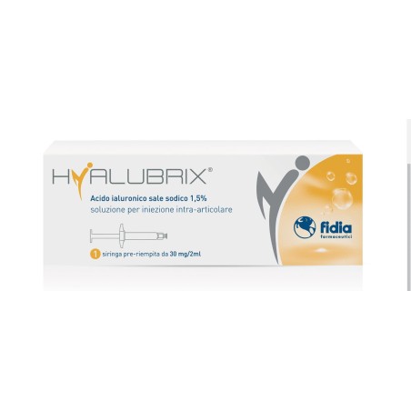 Fidia Farmaceutici Siringa Intra-articolare Hyalubrix con Acido Ialuronico 30mg/2ml Fidia Farmaceutici Siringa Intra-articolare Hyalubrix con Acido Ialuronico 30mg/2ml