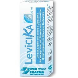 River Pharma Levicika Crema levigante con siliconi e clorexidina cicatrici ipertrofiche e cheloidee 30 ml