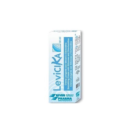 River Pharma Levicika Crema levigante con siliconi e clorexidina cicatrici ipertrofiche e cheloidee 30 ml River Pharma Levicika Crema levigante con siliconi e clorexidina cicatrici ipertrofiche e cheloidee 30 ml