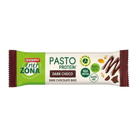 Enervit Enerzona Pasto Protein Dark Choco barretta energetica proteica al cioccolato fondente 55 g