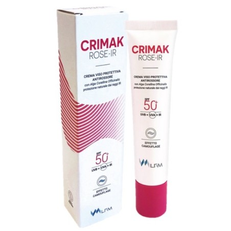 Crimak Rose IR crema viso per rossore cutaneo pelli con couperose rosacea 40 g Crimak Rose IR crema viso per rossore cutaneo pelli con couperose rosacea 40 g