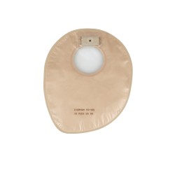 Flexima 3S Sacche a due pezzi a fondo chiuso per Colostomia 30 Pezzi Midi Beige 55mm