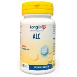 LongLife ALC 500 mg integratore di L-carnitina adatto ai vegani 60 capsule