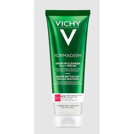 Vichy Normaderm Siero detergente peeling quotidiano per ridurre imperfezioni 125 ml Vichy Normaderm Siero detergente peeling quotidiano per ridurre imperfezioni 125 ml