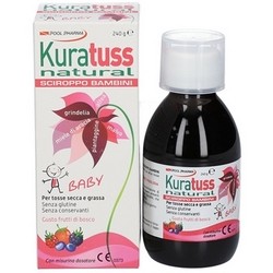 Kuratuss Natural Sciroppo per tosse secca e grassa dei bambini 240 g