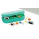 Pillolbox 7giorni mini contenitore porta pillole settimanale tascabile 3 scomparti