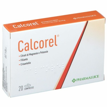 Pharmaluce Calcorel integratore per apparato urinario 20 compresse Pharmaluce Calcorel integratore per apparato urinario 20 compresse