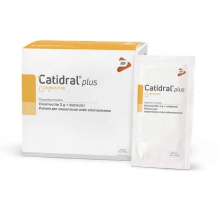 Pharma Line Catidral Plus Trattamento orale delle diarree acute e croniche 12 bustine