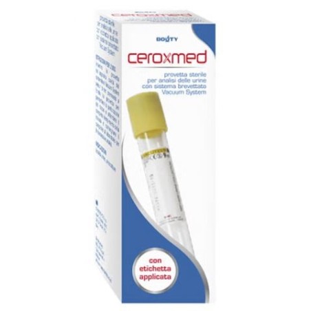 Ceroxmed Provetta urine vacuum system per analisi 1 pezzo Ceroxmed Provetta urine vacuum system per analisi 1 pezzo