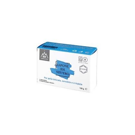 Sapone IDI Neutro indicato per pelle delicata e sensibile pH7 100 g Sapone IDI Neutro indicato per pelle delicata e sensibile pH7 100 g