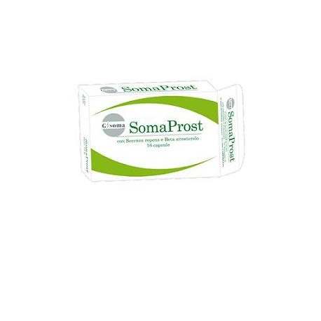 Gissoma Somaprost integratore per ipertrofia prostatica benigna e prostatite 16 capsule