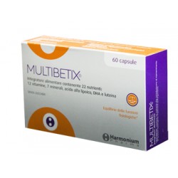 Multibetix integratore multivitaminico per sistema immunitario cardiovascolare 60 capsule