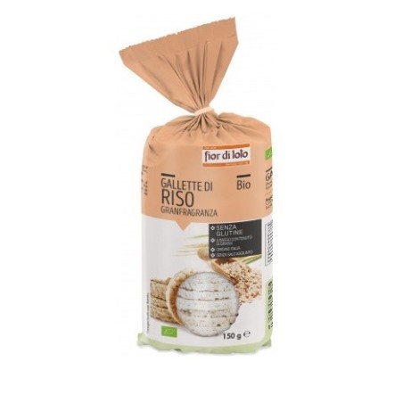 Biotobio Fior Di Loto Gallette Riso Granfragranza senza glutine senza sale aggiunto 150 g Biotobio Fior Di Loto Gallette Riso Granfragranza senza glutine senza sale aggiunto 150 g