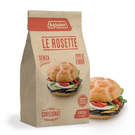 Nove Alpi Agluten Le Rosette Panini rustici senza glutine 200 g Nove Alpi Agluten Le Rosette Panini rustici senza glutine 200 g