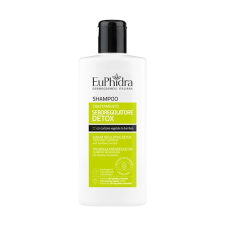 Euphidra Shampoo gel Trattamento seboregolatore allo zolfo 200 ml Euphidra Shampoo gel Trattamento seboregolatore allo zolfo 200 ml
