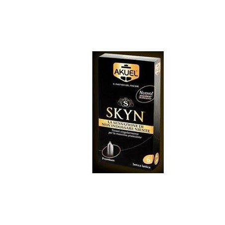 Akuel Skyn Extra Large profilattici lubrificati senza lattice 6 pezzi Akuel Skyn Extra Large profilattici lubrificati senza lattice 6 pezzi
