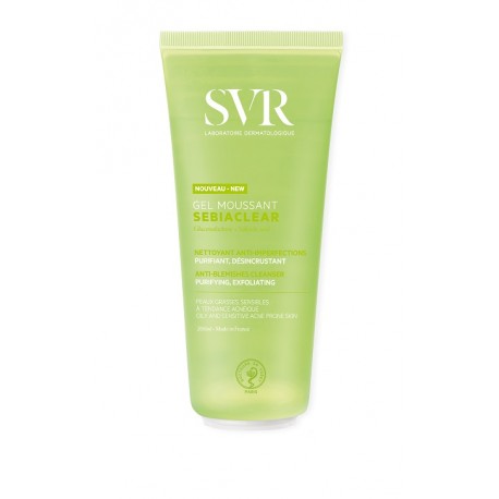 SVR Sebiaclear gel mousse purificante per pelle mista e grassa 200 ml