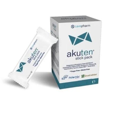 Akuten integratore per il funzionamento del sistema nervoso 16 stick pack Akuten integratore per il funzionamento del sistema nervoso 16 stick pack