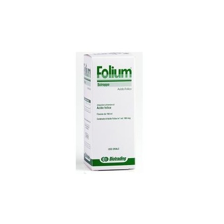 Folium integratore in sciroppo con acido folico soluzione 150 ml Folium integratore in sciroppo con acido folico soluzione 150 ml