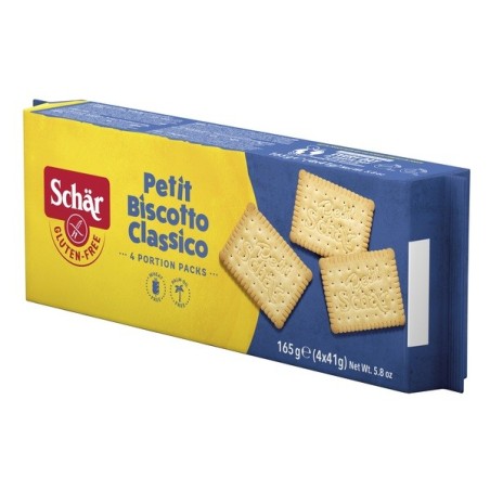 Dr. Schar Petit Biscotto classico senza glutine 4 porzioni x 41 g Dr. Schar Petit Biscotto classico senza glutine 4 porzioni x 41 g