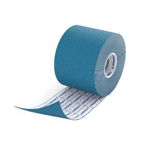 Essity Italy Benda Adesiva Leukotape K Per Taping Fisioterapico Larghezza 7,5 Cm Lunghezza 5 M Colore Blu In Rotolo