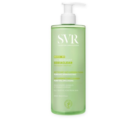 SVR Sebiaclear gel mousse detergente viso purificante e opacizzante 400 ml SVR Sebiaclear gel mousse detergente viso purificante e opacizzante 400 ml