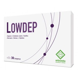 Erbozeta Lowdep integratore per tono dell'umore e benessere mentale 30 compresse
