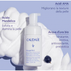 Caudalie Vinoperfect Mousse micro peeling illuminante 150 ml