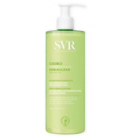 SVR Sebiaclear Crema lavante viso e corpo purificante anti imperfezioni 400 ml