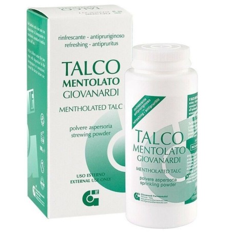 Giovanardi Farmaceutici Talco Mentolato assorbente profumato 100 g Giovanardi Farmaceutici Talco Mentolato assorbente profumato 100 g