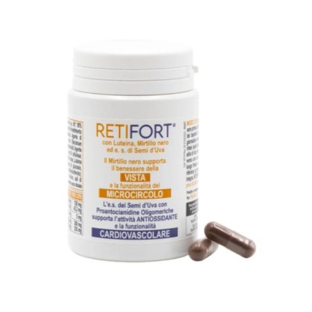 Hulka Retifort integratore per vista e microcircolo 60 capsule Hulka Retifort integratore per vista e microcircolo 60 capsule