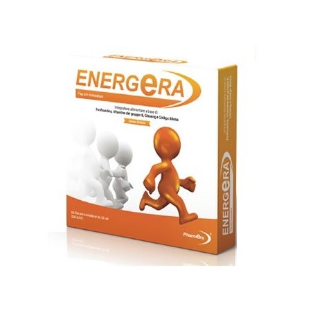 Energera integratore per metabolismo energetico e prestazioni mentali ottimali 10 flaconcini monodose Energera integratore per metabolismo energetico e prestazioni mentali ottimali 10 flaconcini monodose
