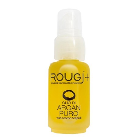 Rougj Olio di argan puro per viso corpo capelli protettivo antirughe 30 ml Rougj Olio di argan puro per viso corpo capelli protettivo antirughe 30 ml
