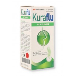 Pool Pharma Kuraflu Suffumigi 10 compresse per benessere delle vie respiratorie nasali