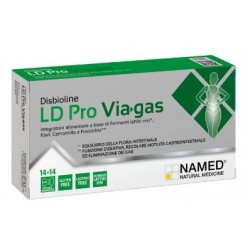 Named Disbiomed LD Pro Viagas integratore prebiotico per flora intestinale 14 capsule + 14 compresse