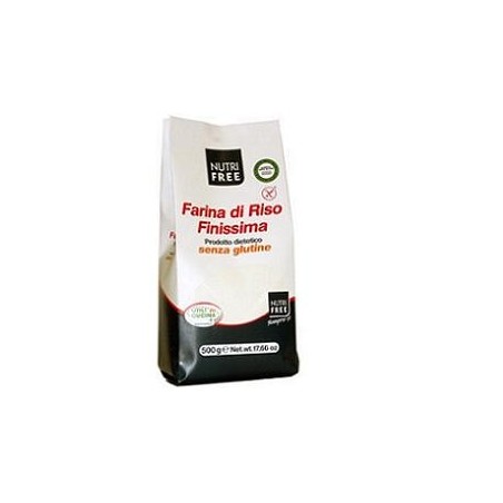 Nutrifree Farina Di Riso Finissima senza glutine per prodotti da forno 500 g Nutrifree Farina Di Riso Finissima senza glutine per prodotti da forno 500 g
