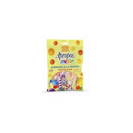 Apropos Melle Gommose alla Propoli caramelle gusti assortiti fragola arancia limone 50 g Apropos Melle Gommose alla Propoli caramelle gusti assortiti fragola arancia limone 50 g