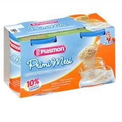 Plasmon Primi Mesi Biscottino granulato solubile per biberon 2 pezzi da 374 g