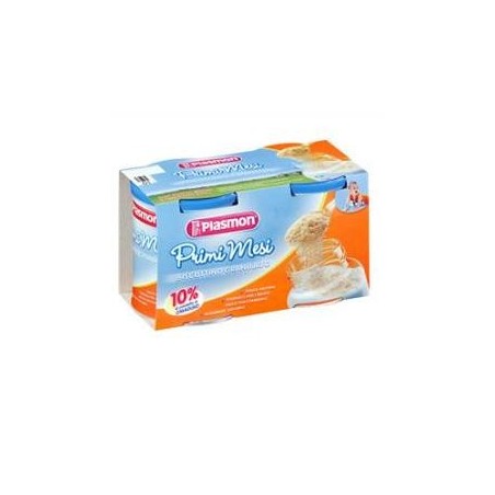 Plasmon Primi Mesi Biscottino granulato solubile per biberon 2 pezzi da 374 g Plasmon Primi Mesi Biscottino granulato solubile per biberon 2 pezzi da 374 g