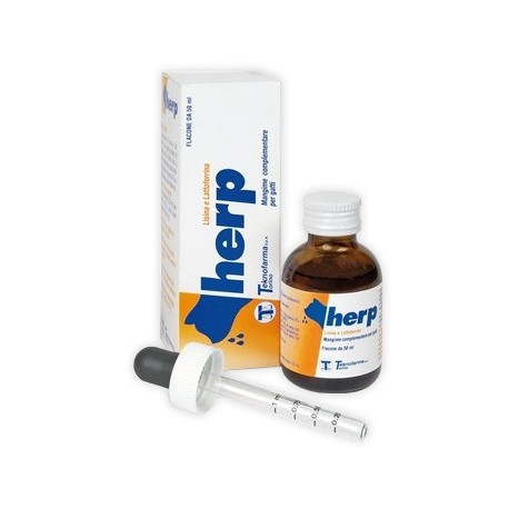 Herp integratore contro l'Herpes dei gatti flacone da 50 ml
