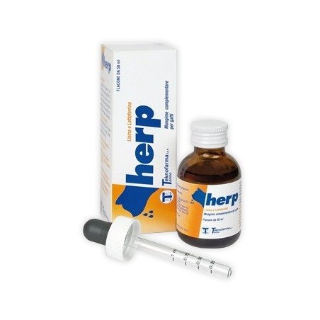 Herp integratore contro l'Herpes dei gatti flacone da 50 ml Herp integratore contro l'Herpes dei gatti flacone da 50 ml