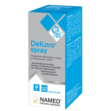 Named Dekoro Spray - Integratore di vitamina D e vitamina K2 20 ml