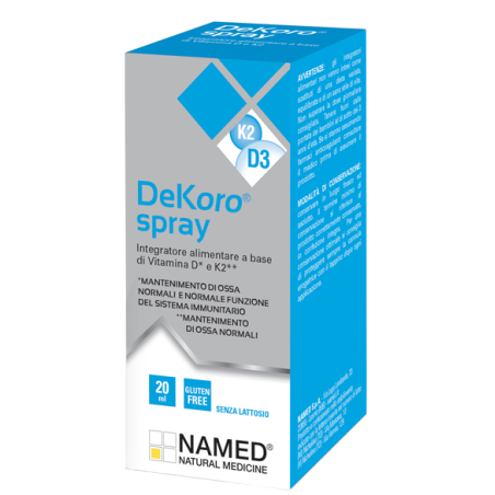 Named Dekoro Spray - Integratore di vitamina D e vitamina K2 20 ml Named Dekoro Spray - Integratore di vitamina D e vitamina K2 20 ml